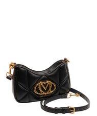 LOVE MOSCHINO EMBOSSED Shoulder bag, with shoulder strap Black - Women’s Bags - 2