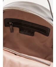 LIUJO MANHATTAN Medium backpack with embossed logo anthracite met. - Women&rsquo;s Bags - 5