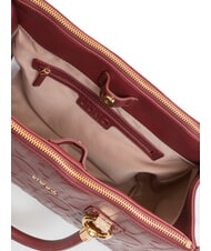 LIUJO MANHATTAN Medium satchel bag with logo red wine - Women&rsquo;s Bags - 5