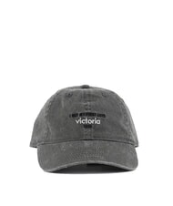 VICTORIA GORRA Women's twill baseball hat gray - Hats - 3
