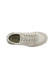 VICTORIA C80-URBAN Vintage logo leather sneakers cream - Women&rsquo;s shoes - 5