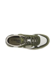 VICTORIA C80 Vintage logo leather sneakers khaki - Men&rsquo;s shoes - 5