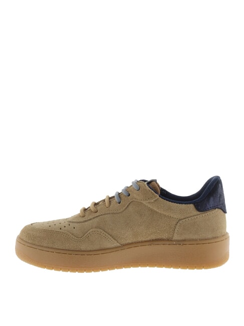 MADRID Suede sneakers with caramel sole beige - Women&rsquo;s shoes