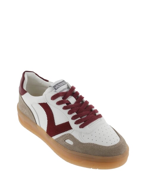 SEUL Unisex sneakers with caramel sole red - Unisex shoes