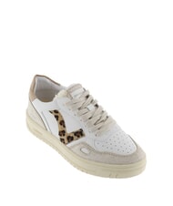 VICTORIA SEUL Women's sneakers with animalier logo camel - Women’s shoes - 3