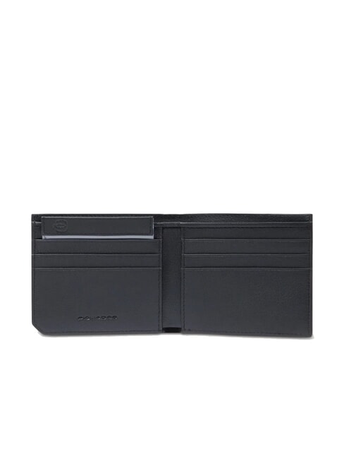 W137 Leather wallet with removable card holder Black - Men’s Wallets