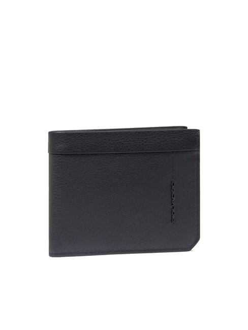 W137 Leather wallet with removable card holder Black - Men’s Wallets