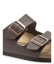 BIRKENSTOCK ARIZONA BIRKO FLOR Two-buckle slipper sandal dark brown - Unisex shoes - 4