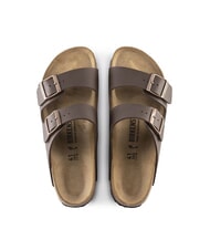 BIRKENSTOCK ARIZONA BIRKO FLOR Two-buckle slipper sandal dark brown - Unisex shoes - 5