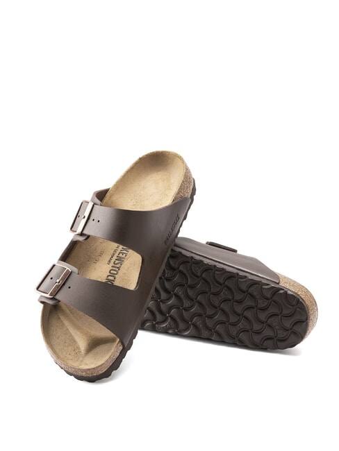ARIZONA BIRKO FLOR Two-buckle slipper sandal dark brown - Unisex shoes