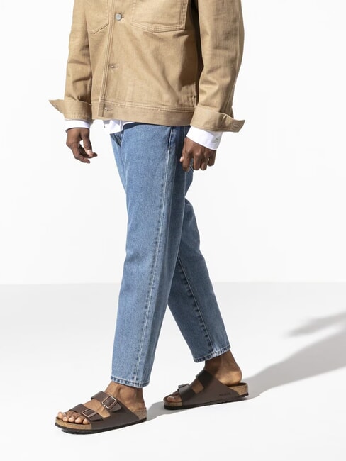 ARIZONA BIRKO FLOR Two-buckle slipper sandal dark brown - Unisex shoes