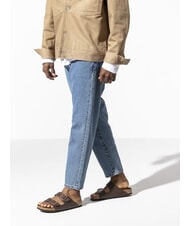 BIRKENSTOCK ARIZONA BIRKO FLOR Two-buckle slipper sandal dark brown - Unisex shoes - 7