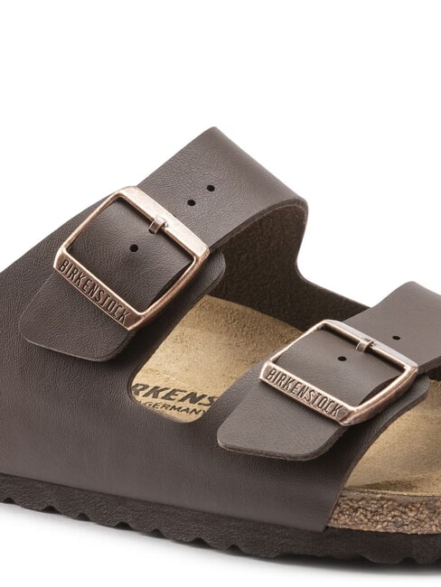 ARIZONA BIRKO FLOR Two-buckle slipper sandal dark brown - Unisex shoes