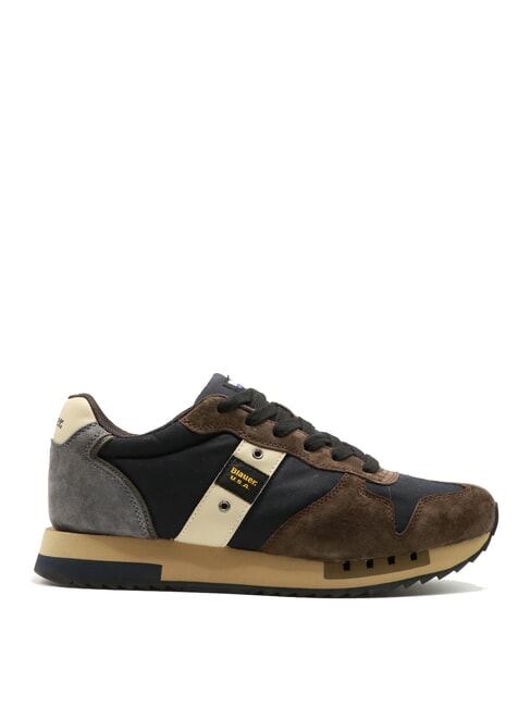 QUEENS  Men's Sneakers navy/brown - Men’s shoes