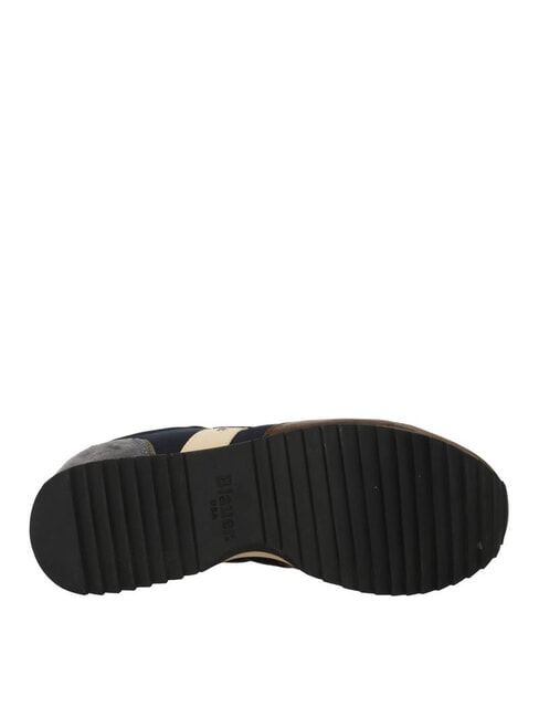 QUEENS  Men's Sneakers navy/brown - Men’s shoes