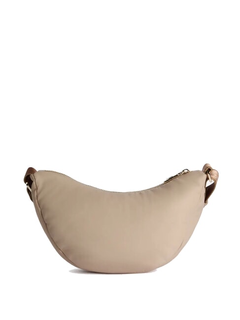 PUFFY NYLON Mini crescent shoulder bag greige - Women&rsquo;s Bags