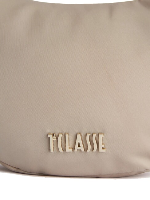 PUFFY NYLON Mini crescent shoulder bag greige - Women&rsquo;s Bags