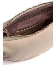 ALVIERO MARTINI PRIMA CLASSE PUFFY NYLON Mini crescent shoulder bag greige - Women&rsquo;s Bags - 4