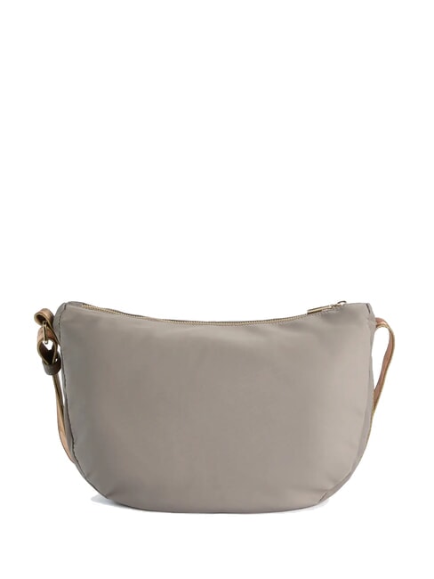 STORMY NYLON Large crescent shoulder bag turtledove - Women’s Bags