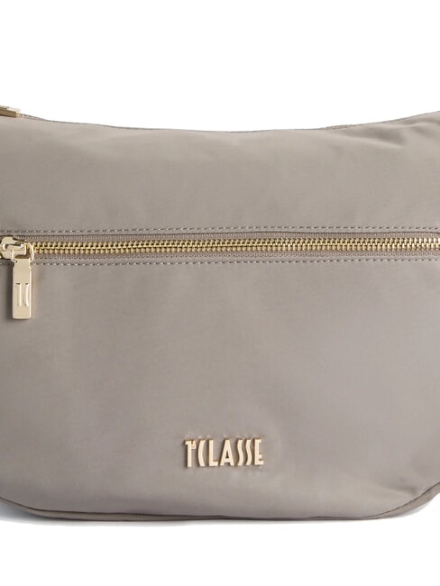 STORMY NYLON Large crescent shoulder bag turtledove - Women’s Bags