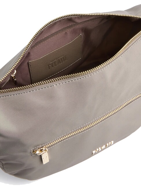 STORMY NYLON Large crescent shoulder bag turtledove - Women’s Bags