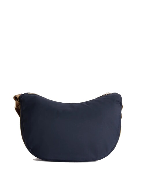 STORMY NYLON Small crescent shoulder bag night blue - Women’s Bags
