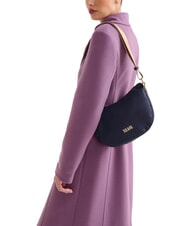 ALVIERO MARTINI PRIMA CLASSE STORMY NYLON Small crescent shoulder bag night blue - Women’s Bags - 5