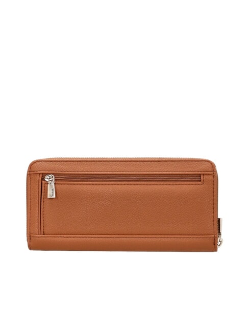 LAUREL 2 Large zip around wallet with wristlet COGNAC - Women&rsquo;s Wallets