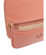 PINKO LOVE BOX Shoulder bag, in leather Aragon brown-antique gold - Women’s Bags - 3