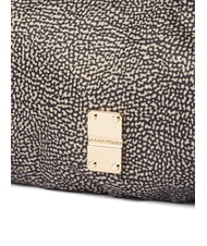 BORBONESE TEAPOT S Shoulder bag OP / NATURAL / BLACK - Women&rsquo;s Bags - 3