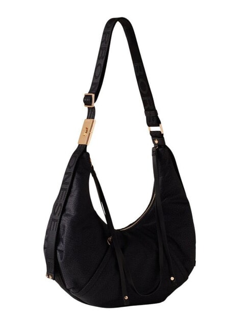 FOLD  Soft shoulder bag dark black - Women’s Bags