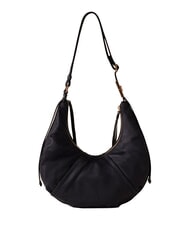 BORBONESE FOLD  Soft shoulder bag dark black - Women’s Bags - 3