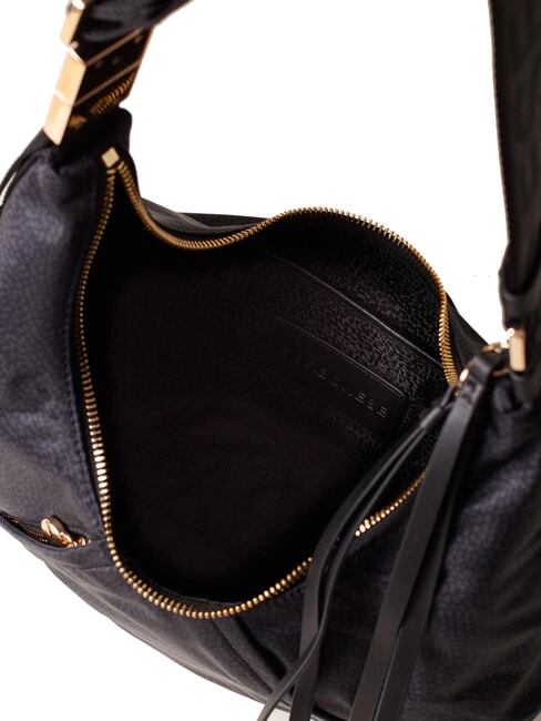 FOLD  Soft shoulder bag dark black - Women’s Bags