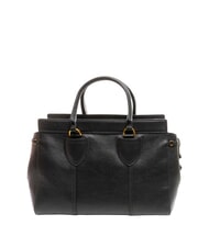 COCCINELLE YORK Leather handbag with buckle Black - Women’s Bags - 3