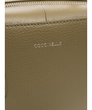 COCCINELLE SWAP Leather satchel bag with shoulder strap laurel green - Women&rsquo;s Bags - 5