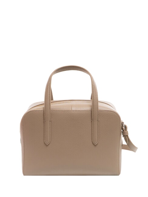 SWAP Leather satchel bag with shoulder strap warm taupe - Women&rsquo;s Bags