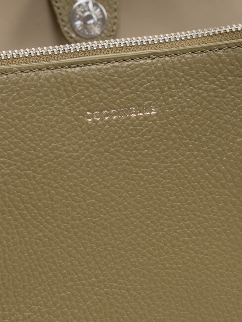 SWAP Leather bag with shoulder strap laurel green - Women’s Bags