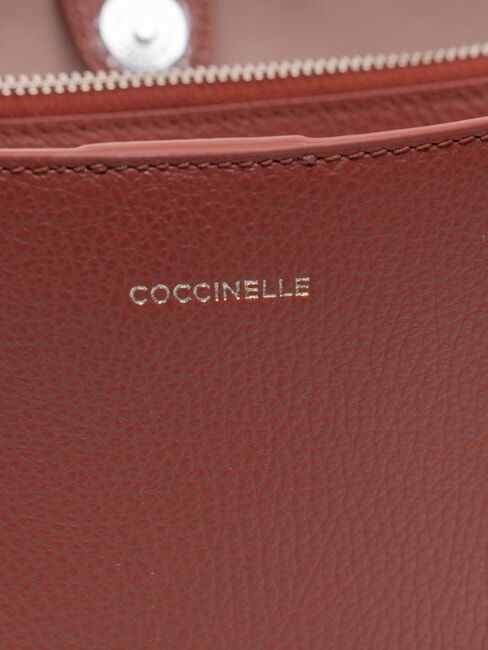 SWAP Leather bag with shoulder strap brandy - Women’s Bags