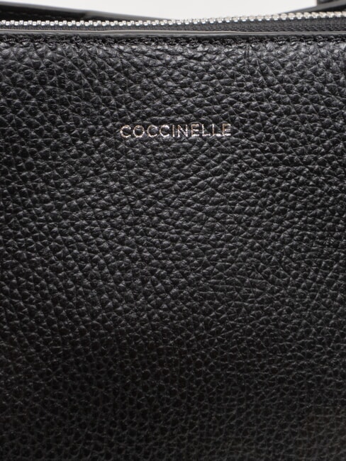 SWAP Leather shoulder shopping bag Black - Women’s Bags