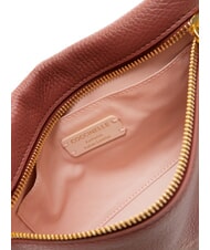 COCCINELLE HYLE Small flat leather shoulder bag brandy - Women’s Bags - 6