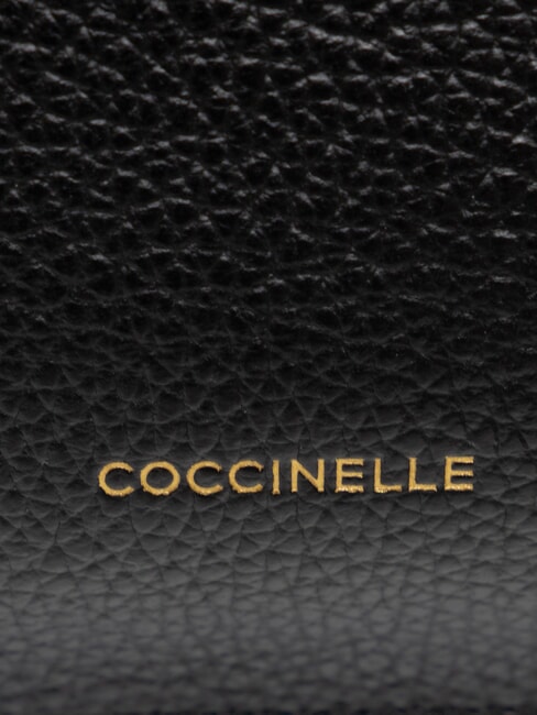 HYLE Small flat leather shoulder bag Black - Women’s Bags