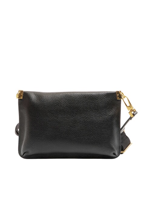 HYLE Small flat leather shoulder bag Black - Women’s Bags