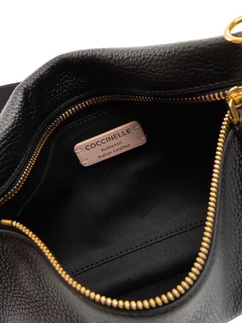 HYLE Small flat leather shoulder bag Black - Women’s Bags