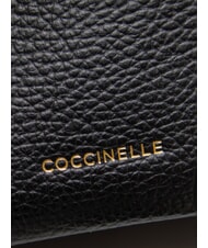 COCCINELLE ISIDE Small leather shoulder bag Black - Women&rsquo;s Bags - 5