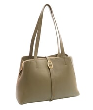 COCCINELLE CHARA Leather shoulder bag laurel green - Women’s Bags - 2