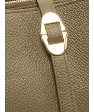 COCCINELLE CHARA Leather shoulder bag laurel green - Women’s Bags - 4