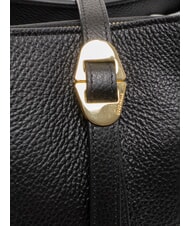 COCCINELLE CHARA Leather shoulder bag Black - Women’s Bags - 5