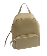 COCCINELLE JEN Round leather backpack with pocket laurel green - Women’s Bags - 2
