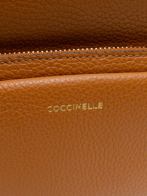 JEN Round leather backpack with pocket CUIR - Women’s Bags