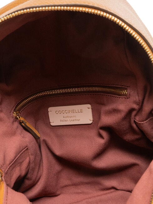 JEN Round leather backpack with pocket CUIR - Women’s Bags